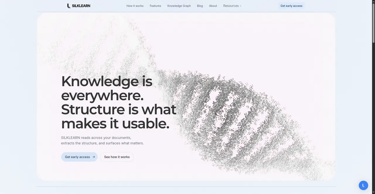 SILKLEARN — your documents become a knowledge graph